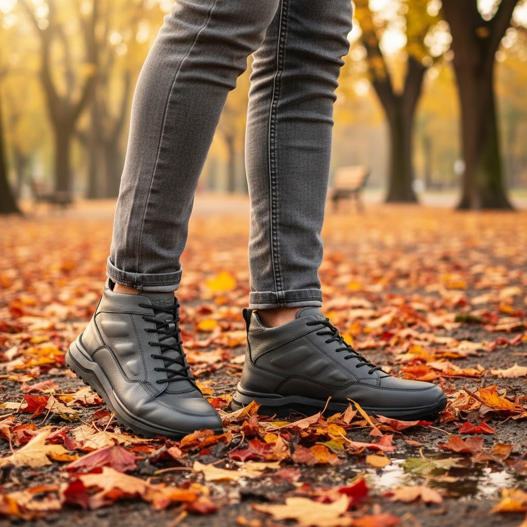 خرید آنلاین بوت مردانه چرم شمس مدل b10 کد 13